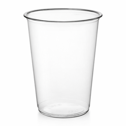 HygynX Clear P.E.T Customizable Plastic Cold Cup [MOQ 15K Cups]