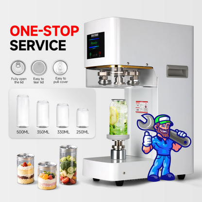 Semi-Automatic Intelligent Can Sealing Machine