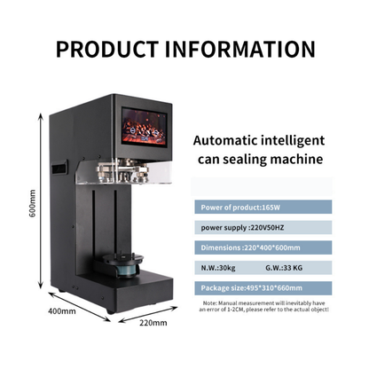 Certified Automatic-Lifting Can Sealing Machine
